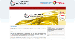 Desktop Screenshot of metrolubetotal.com
